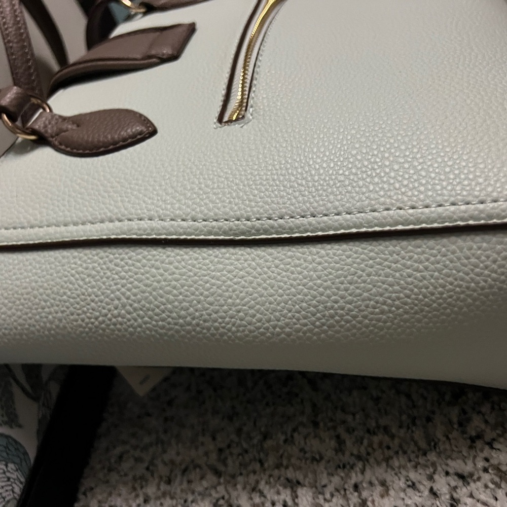 Anne Klein Jade and Brown Tote purse/Bag Set - Picture 12 of 16